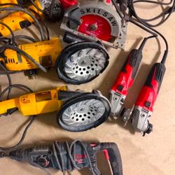 Milwaukee Dewalt power tools