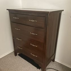 Antique Wooden Dresser 42 H x 34.5 W