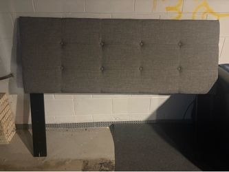 Queen sized upholstered headboard