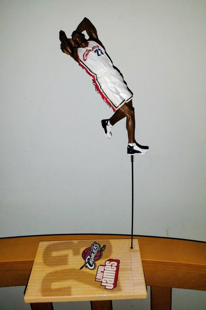NBA Cavaliers  LeBron James Action Figure height 16 In.