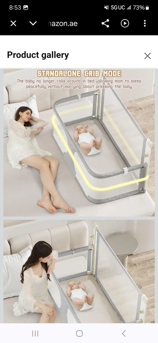 Bed Rail Bassinet