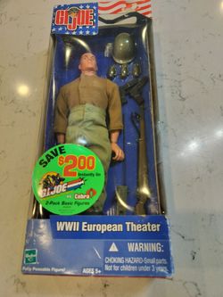 2002 Hasbro G.I. Joe WWII European Theater 12-inch (1:6 scale) Action Figure. 🔥SALE🔥