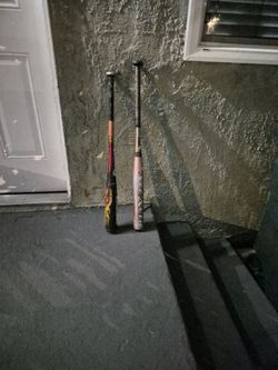 2 aluminum baseball bats
