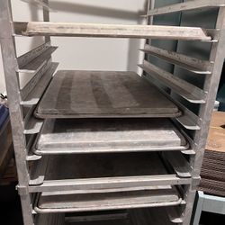 Bakers Rack, Used For Pottery Or Ceramic Studio