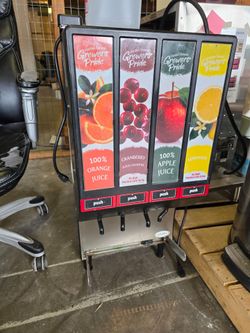 Commercial Bunn JDF-4S Silver

Series 4-Flavor Cold Beverage Juice

Dispenser