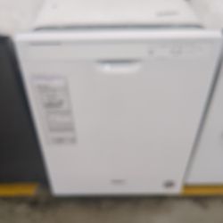 White Whirlpool Dishwasher 