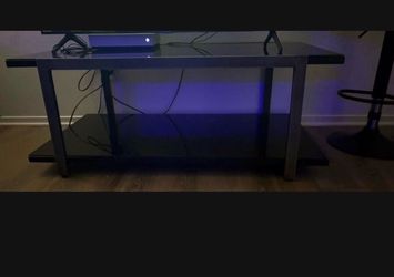 glass tv stand