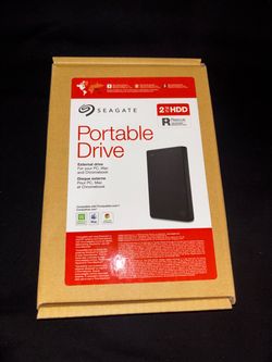 Seagate 2TB portable hard drive