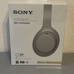  Sony WH-1000XM4 Noise Canceling Overhead Bluetooth Wireless Headphones