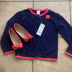 Matching Sweater With Tag & Shoes