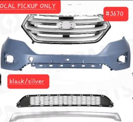➿ For 2015-18 Ford Edge Front Bumper Cover Upper Lower Grille, As Pictured #3670