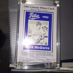 Mark Mcgwire Pilots (RARE BASEBALL CARD) 