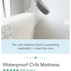 Newton breathable crib mattress LIKE NEW