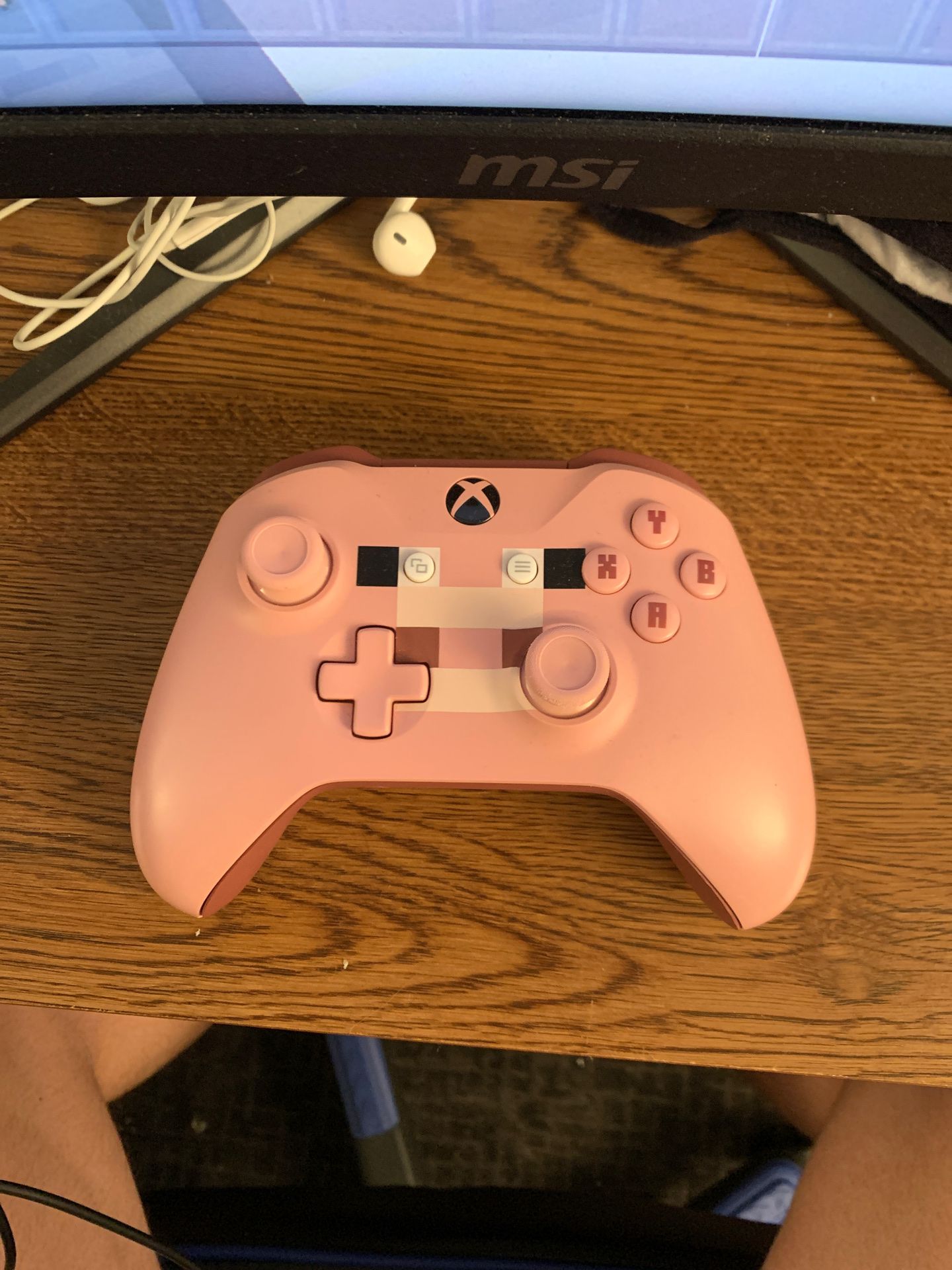 Xbox Minecraft pig controller