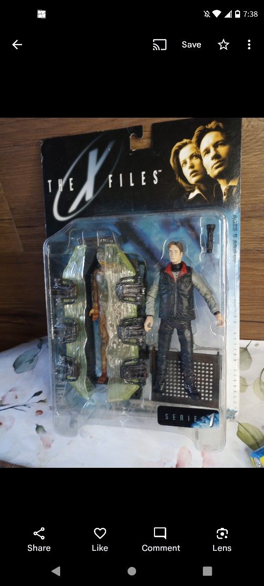X-Files Series 1 The X-Files: Fight The Future Movie Agent Fox Mulder Action Fig