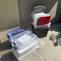 Plastic Storage Bins - Free