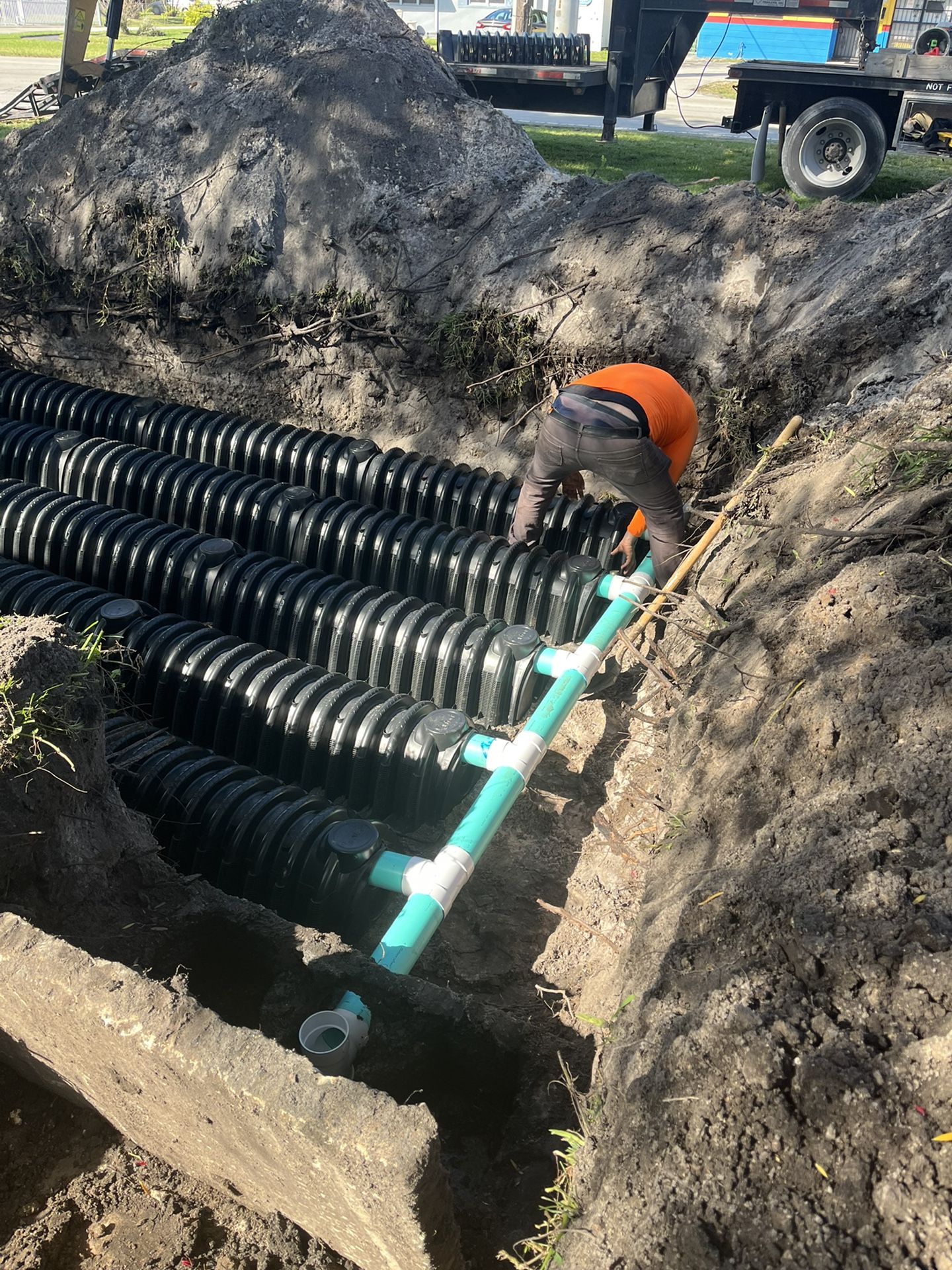 Drain Field And Septic Tank