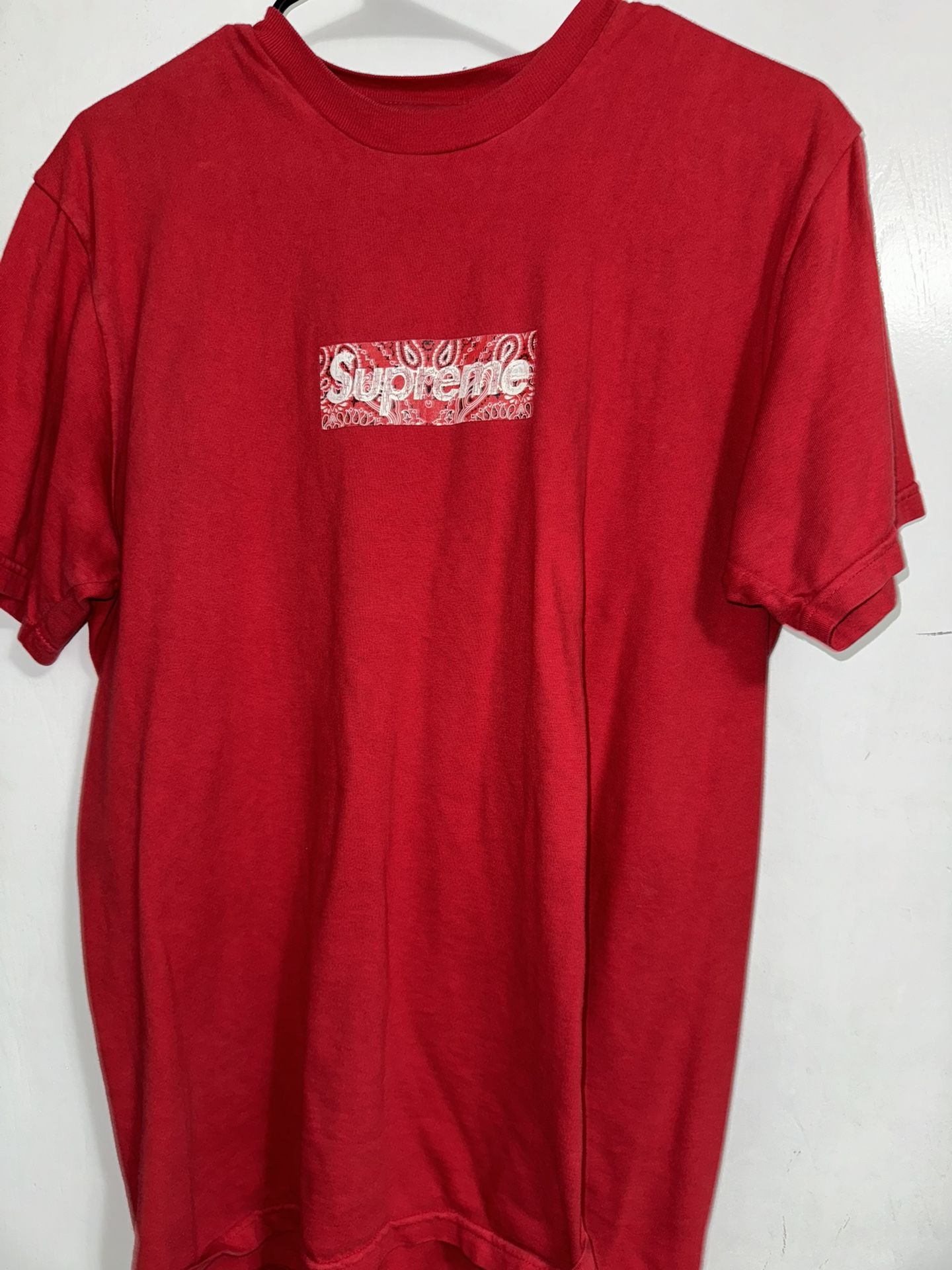 Rare Plaid Red Suprme T Shirt