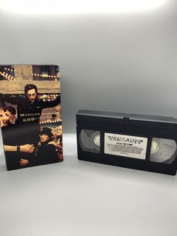Marilyn Manson vhs movies poster and CD