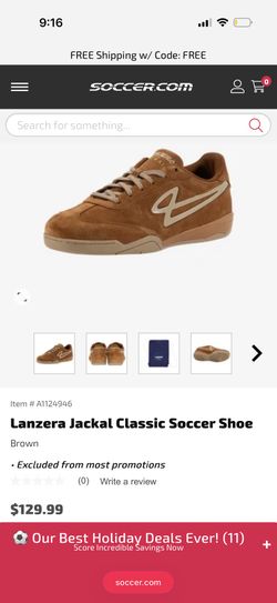 Lanzera Jackal Indoor Soccer Shoe