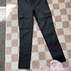 WINDSOR FAUX LEATHER CARGOS