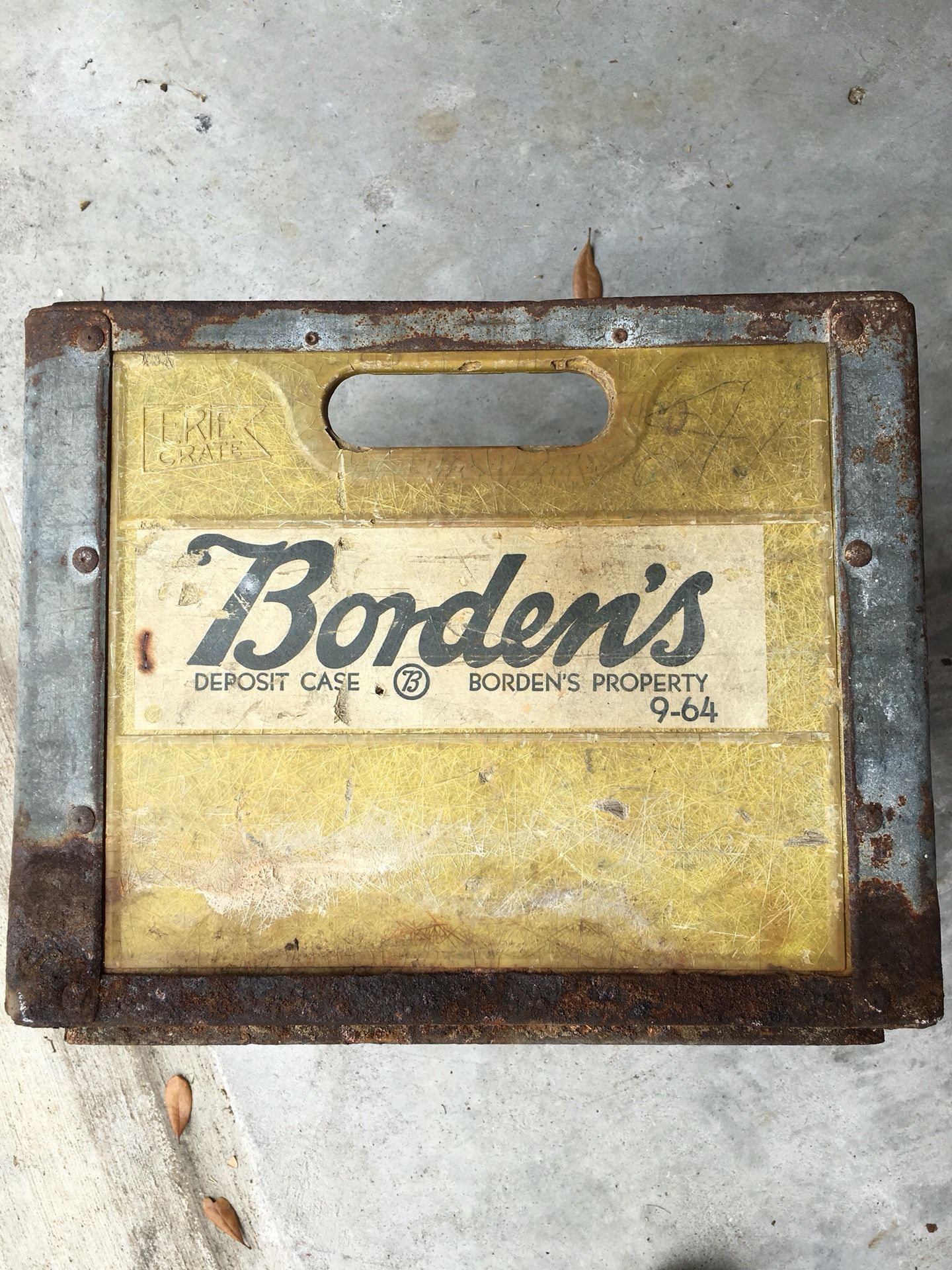 Vintage Borden’s Dairy Milk Crate