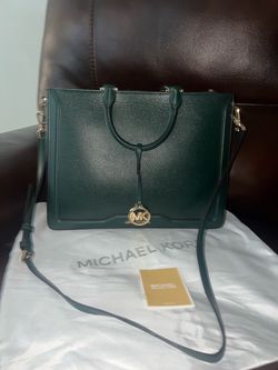 Michael Kors Green Leather Handbag