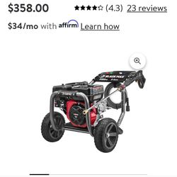 BLACKMAX 3300PSI PRESSURE WASHER