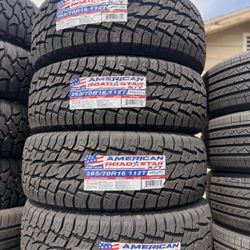 Set De Llantas Nuevas 265/70R16 American 