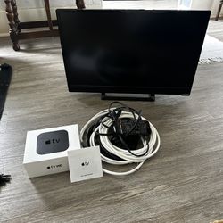 Apple Tv And VIZIO  24” SMART TV