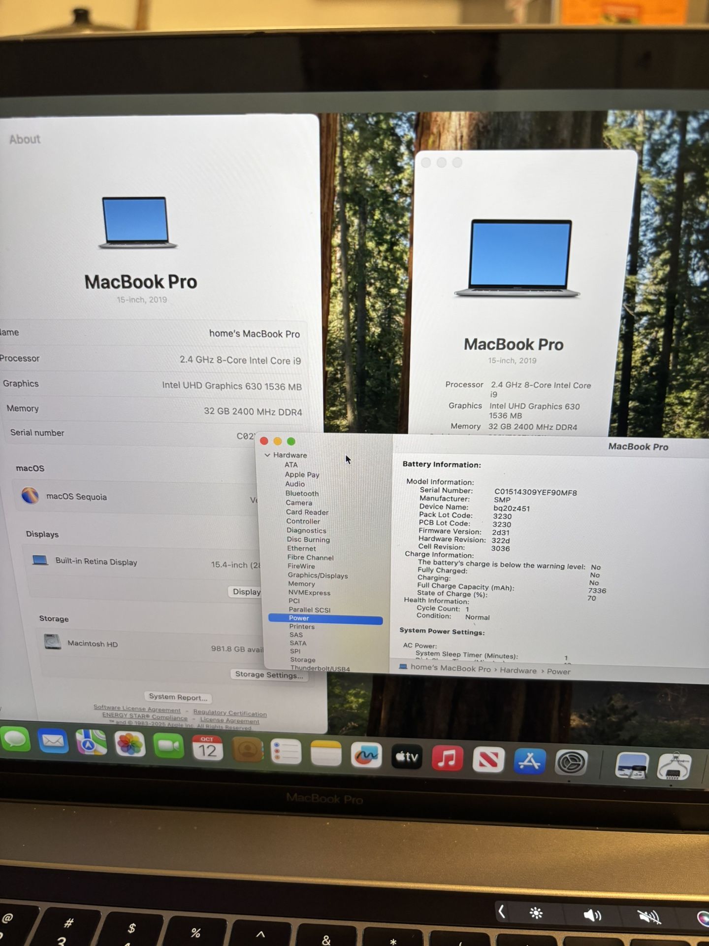 MacBook Pro 2019 15in