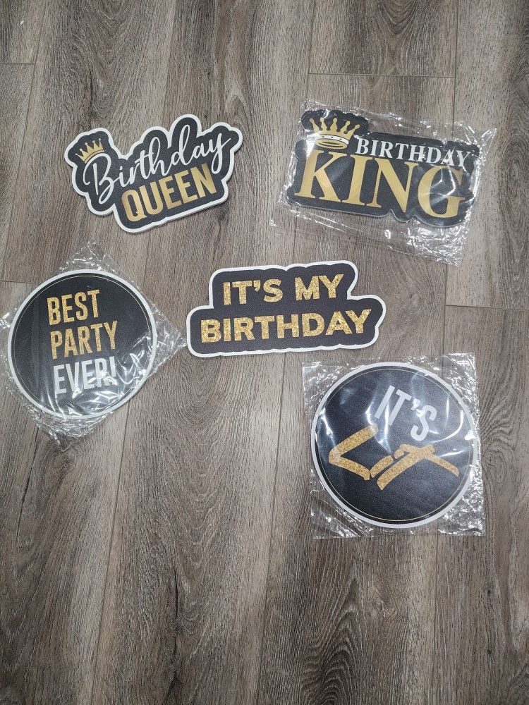 Photobooth Props - Birthday 