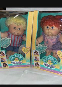 Vintage 1992 Hasbro Cabbage Patch Dolls Toddler Collection.   Open Boxes They’re In New Condition