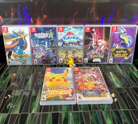 Nintendo Switch Pokemon 7-Game Bundle - CIB (Legends ZA, Arceus, Violet + More)