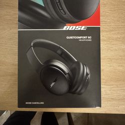 (New) Bose Quietcomfort SC Black