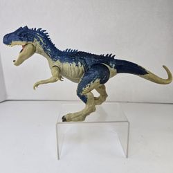 Jurassic World Dino Rivals Allosaurus Action Figure 2017 Dual Attack Battle 12"