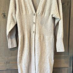 Zara Long Cardigan Sweater
