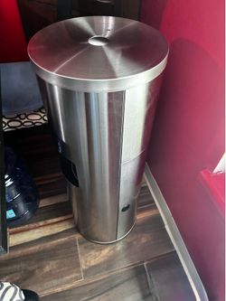 New Stainless. garbage can.