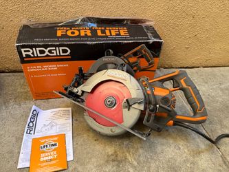 RIDGID THRUCOOL 15 Amp 7-1/4 in. Worm Drive Circular Saw