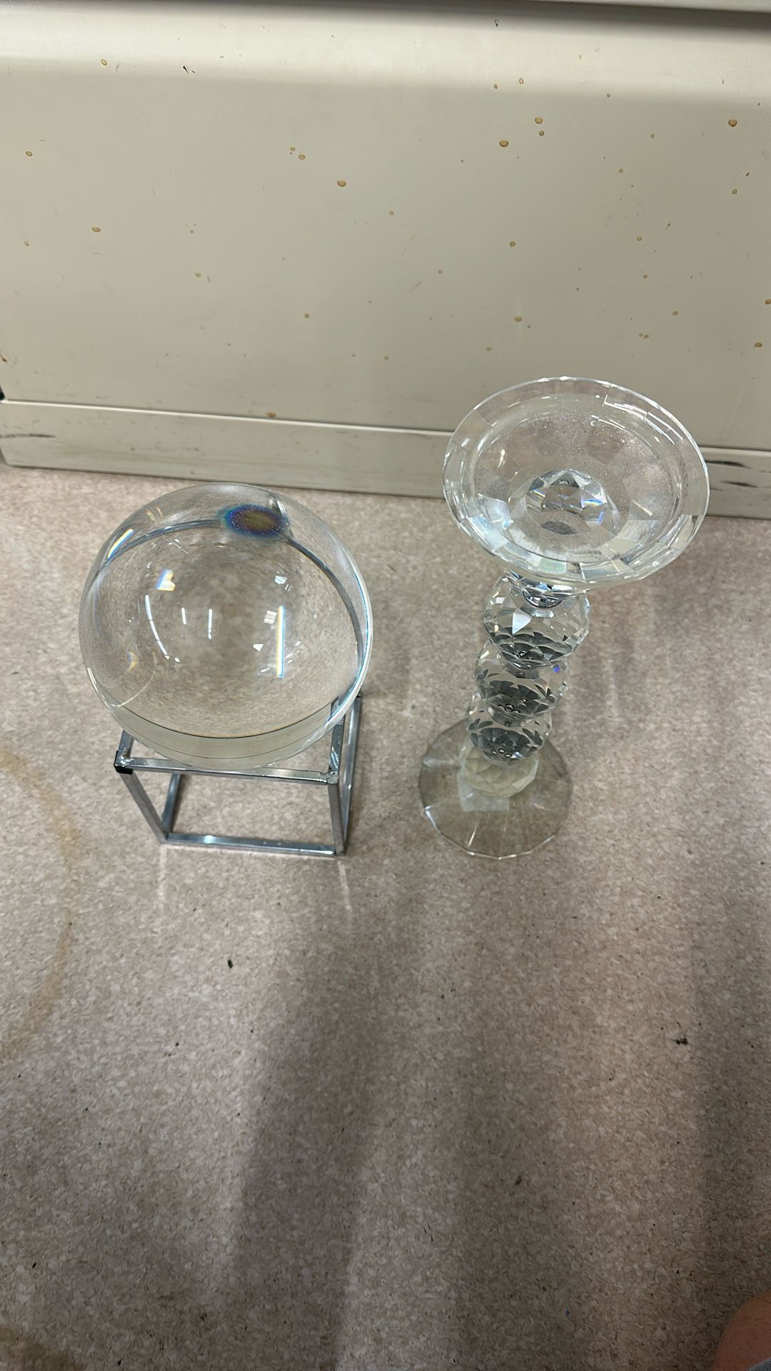 Crystal And Candle Decoration