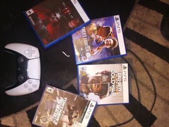 PlayStation5 Games And Controller 
