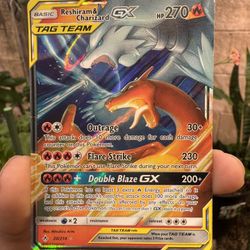 Pokemon Cards/Singles - Reshiram & Charizard GX (Tag Team) 