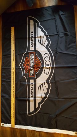 Harley Davidson 100th Anniversary Flag