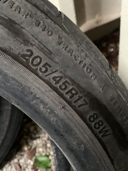 Car Tires 205/ 45R17