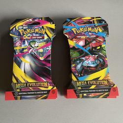 Pokemon Mega Evolutions Booster Sleeves lot x11