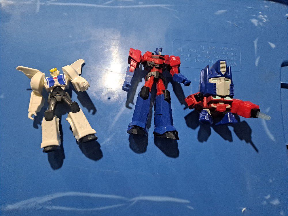 McDonald's Transformers Autobots Happy Meal Toy Lot Of Three 