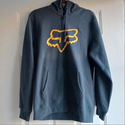 Mens Fox Racing zip up hoddie SZ M