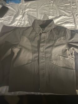 Brand New Carhartt Dark Wash Denim Button-Up Shirt Jacket