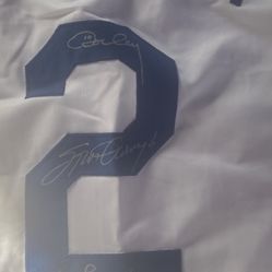 Dodgers Tommy Lasorda Steve Garvey Ron Cey Autograph Jersey