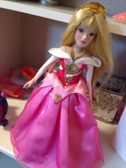 Collectible porcelain Aurora doll